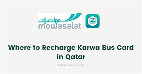 recharge karwa bus card